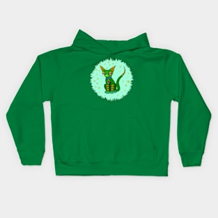 Green space vibe Kids Hoodie